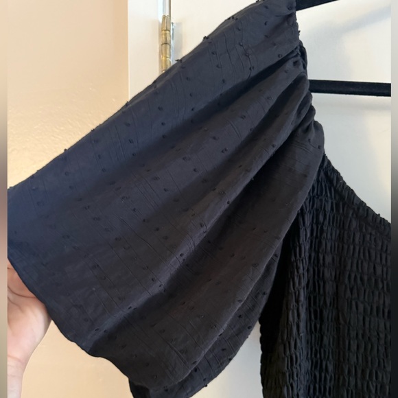 Fashion Brand Company Picnic Gown in Soft Linen Black - Picture 3 of 12